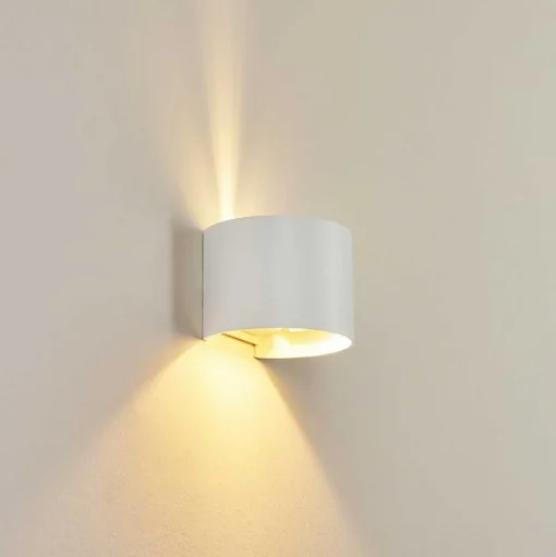 Applique Murale Badajoz Blanc, 1 Lumiere