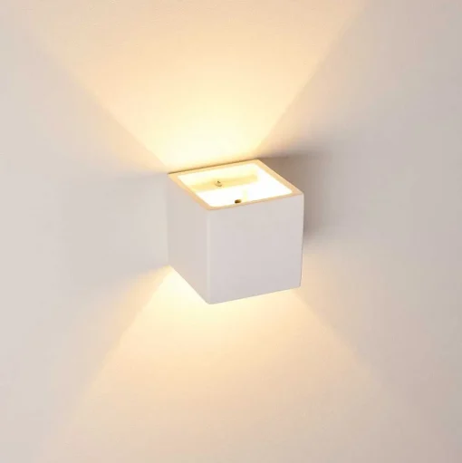 Applique Murale Braslo Blanc, 1 Lumiere