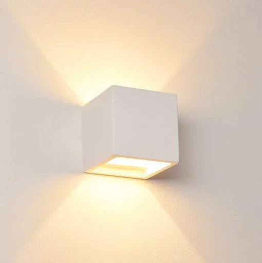 Applique Murale Braslo Blanc, 1 Lumiere