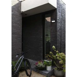 Applique Murale D'Exterieur Lutec Tuda Led Noir, 1 Lumiere, Detecteur De Mouvement