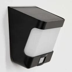 Applique Solaire Colchagua Led Noir, Blanc, 1 Lumiere, Detecteur De Mouvement