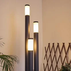 Borne Lumineuse Gaborone Anthracite, 3 Lumieres