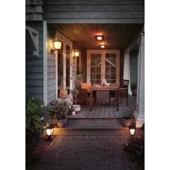 Borne Lumineuse Philips Hue Ambiance White & Color Econic Led Noir, 1 Lumiere, Changeur De Couleurs