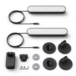 Kit De Base Double Philips Hue Ambiance White & Color Play Lightbar Led Noir, 2 Lumieres, Changeur De Couleurs