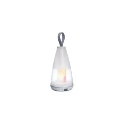 Lampe De Table Lutec Pepper Led Blanc, 1 Lumiere, Changeur De Couleurs