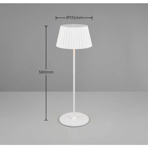 Lampe De Table Reality Suarez Led Blanc, 1 Lumiere