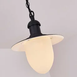 Lampe D'Exterieur Surnu Noir, 1 Lumiere