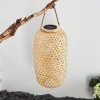Lampe Solaire Conneaut Led Brun, Bois Clair, 1 Lumiere