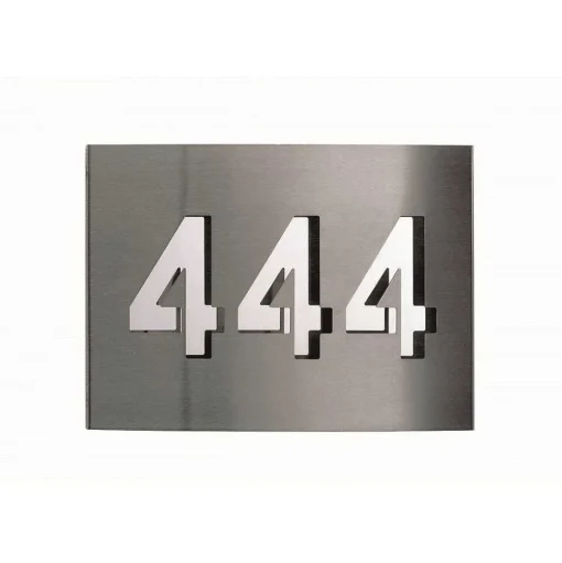 Numeros De Maison Albert 977 Acier Inoxydable