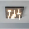 Plafonnier Escale Sharp Led Gris, 9 Lumieres