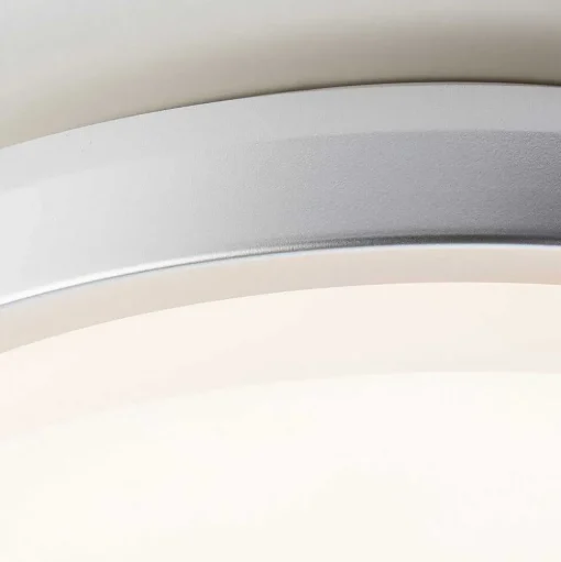 Plafonnier Exterieur Brilliant Devora Led Argente, 1 Lumiere