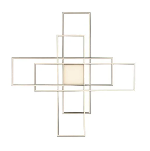 Plafonnier Paul Neuhaus Q-Asmin Led Noir, 2 Lumieres, Telecommandes