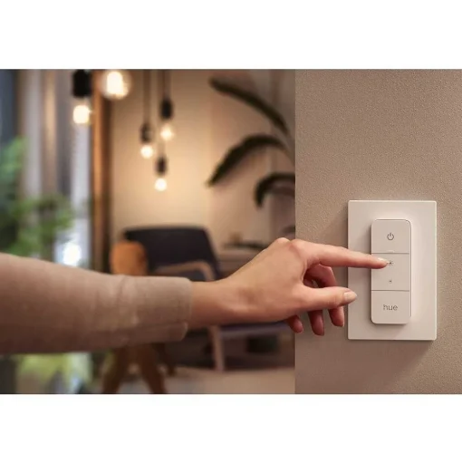 Plafonnier Philips Hue Struana Led Blanc, 1 Lumiere, Telecommandes
