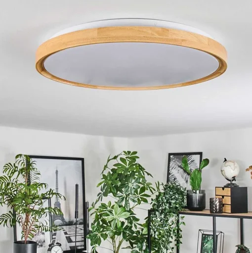 Plafonnier Sofo Led Blanc, 1 Lumiere, Telecommandes