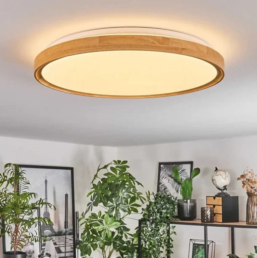 Plafonnier Sofo Led Blanc, 1 Lumiere, Telecommandes