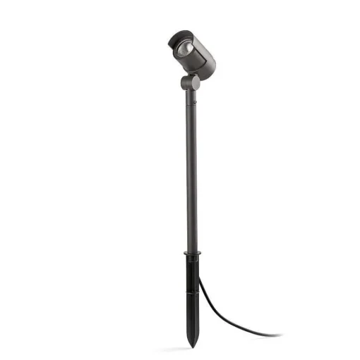 Spot De Jardin Faro Barcelona Foc Led Gris, 1 Lumiere