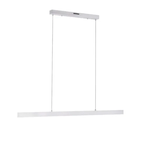 Suspension Paul Neuhaus Q-Cora Led Aluminium, 1 Lumiere, Telecommandes